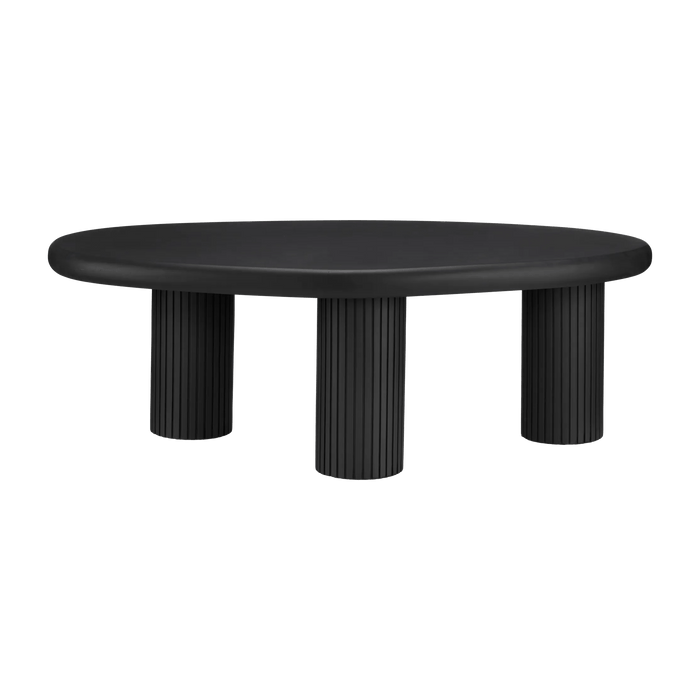 Table basse à effet béton