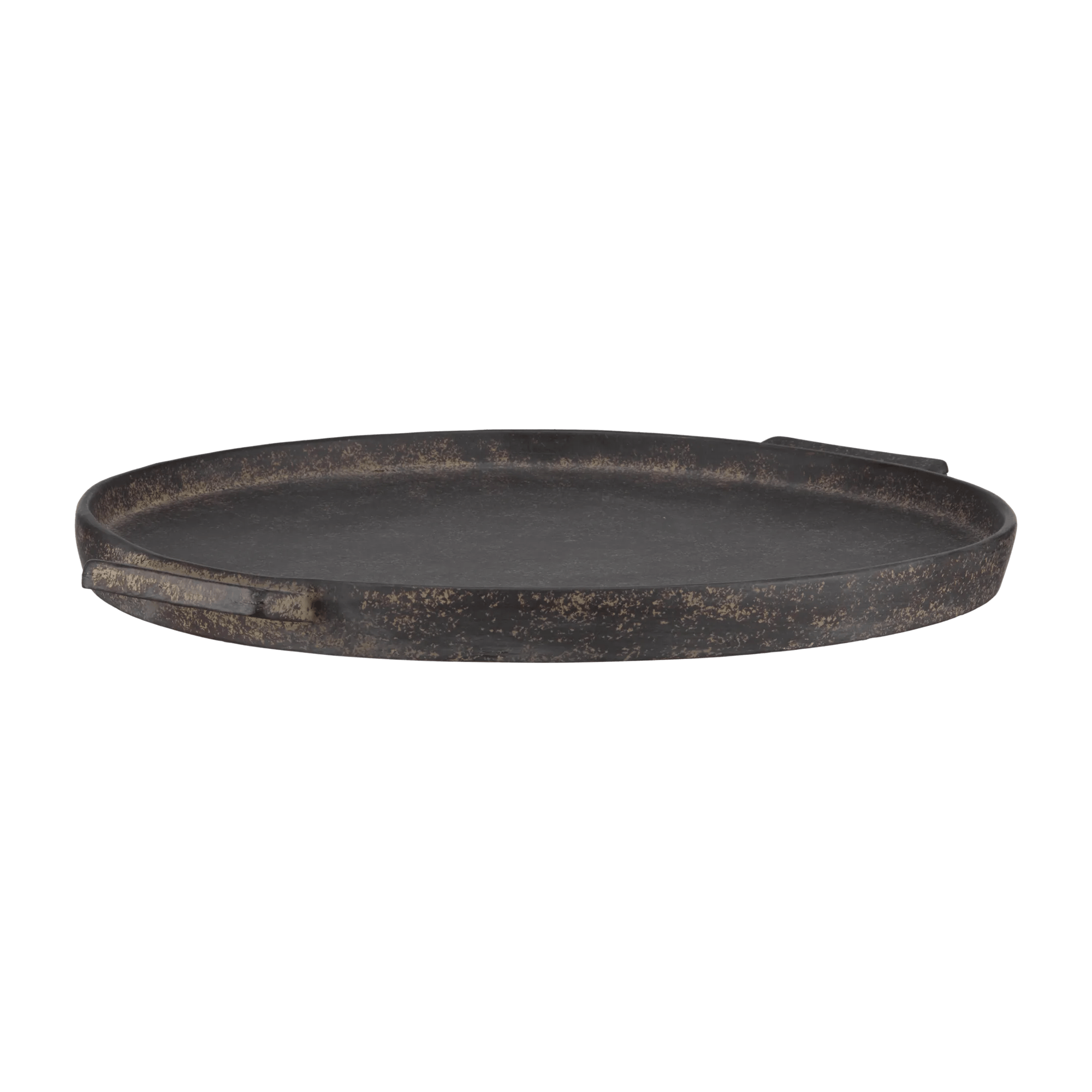 Antique Brown Ceramic Tray