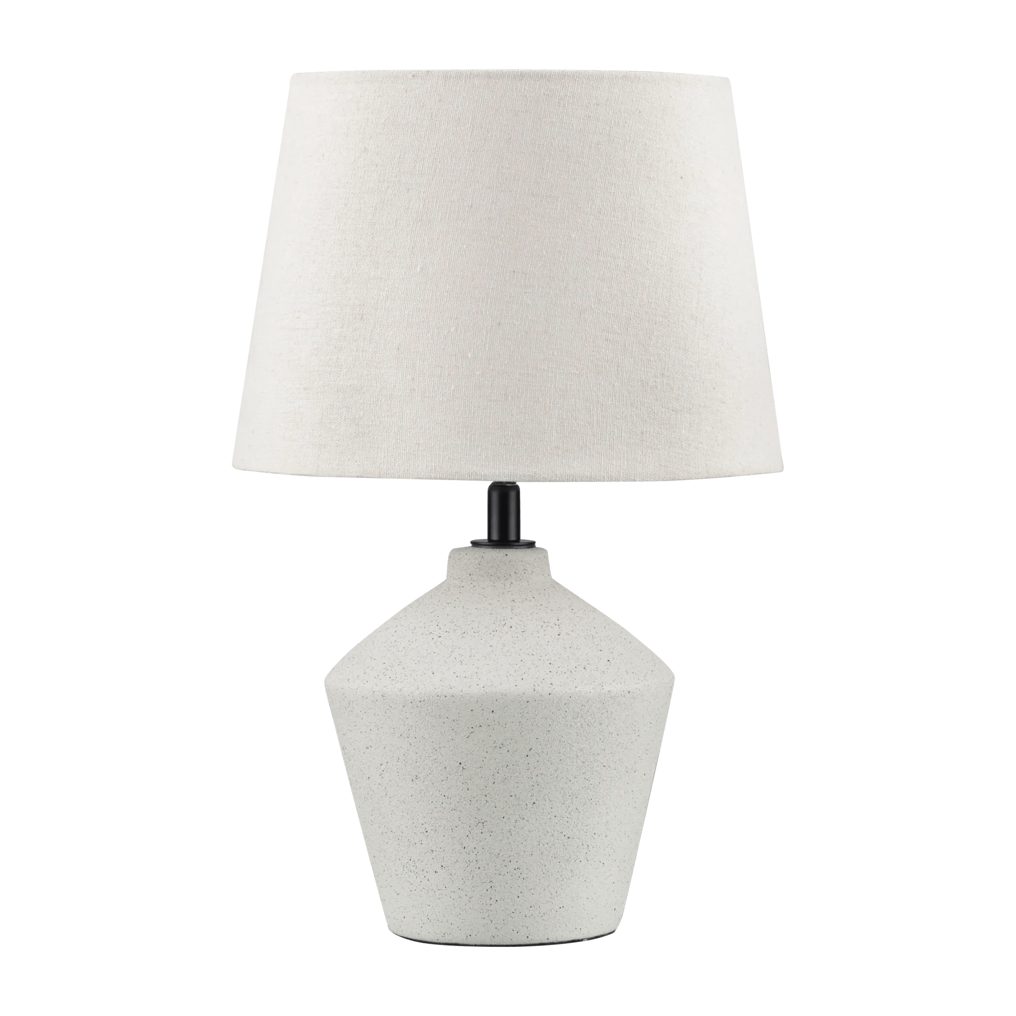 Lampe en céramique texturée naturelle