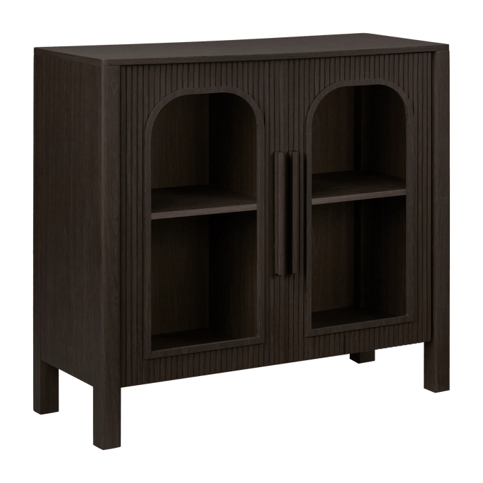 Buffet avec portes en verre