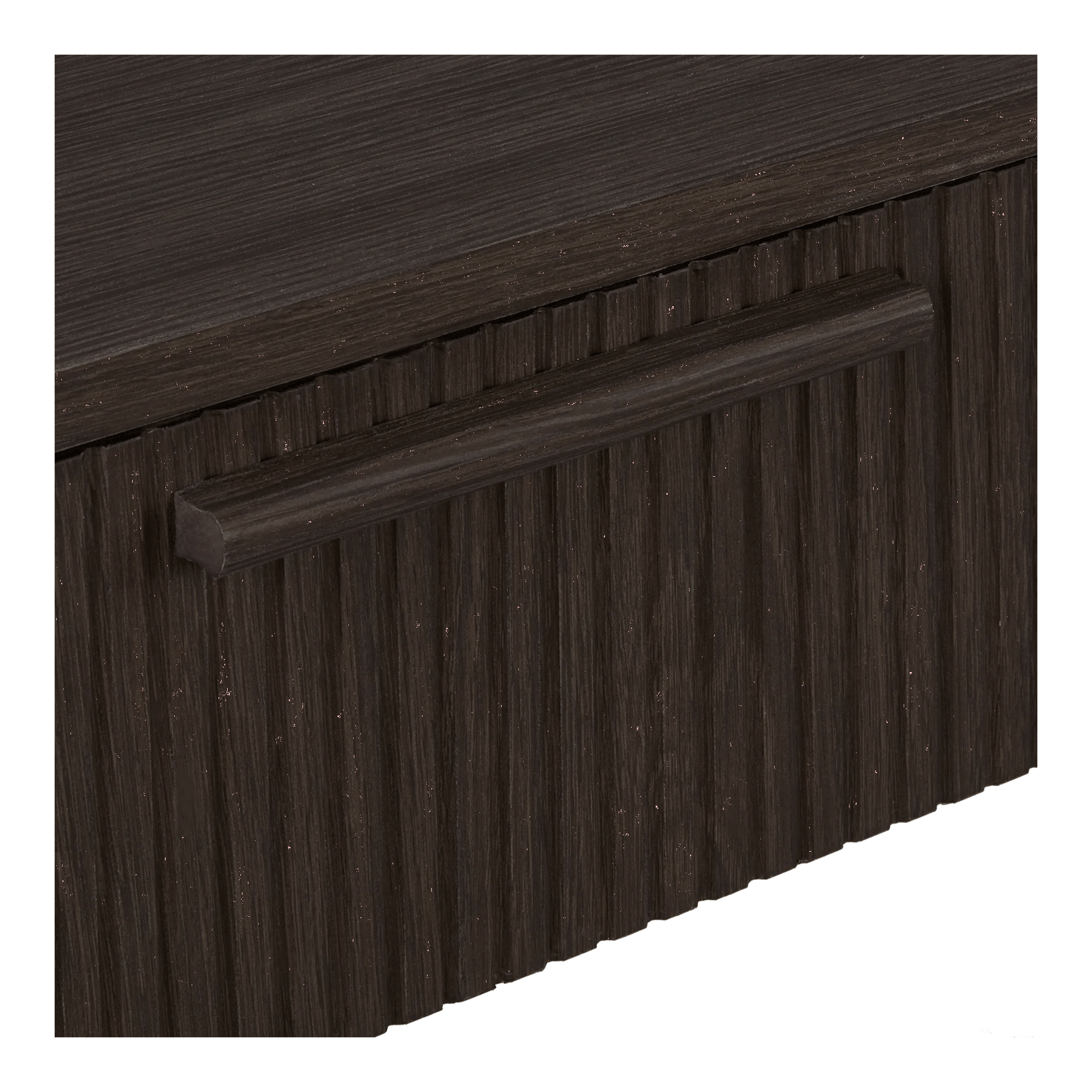 Brown Console with Drawers