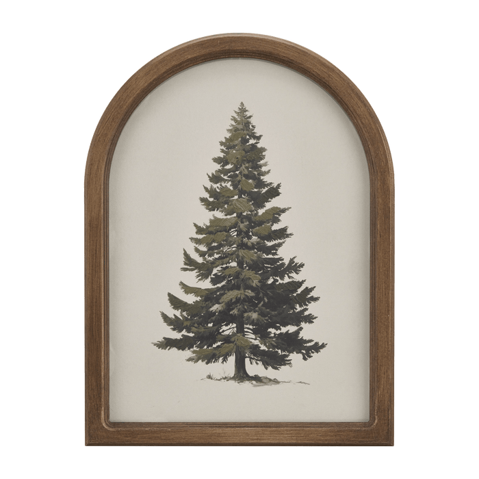 Toile encadrée sapin 