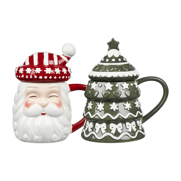 Set of 2 Christmas Mugs