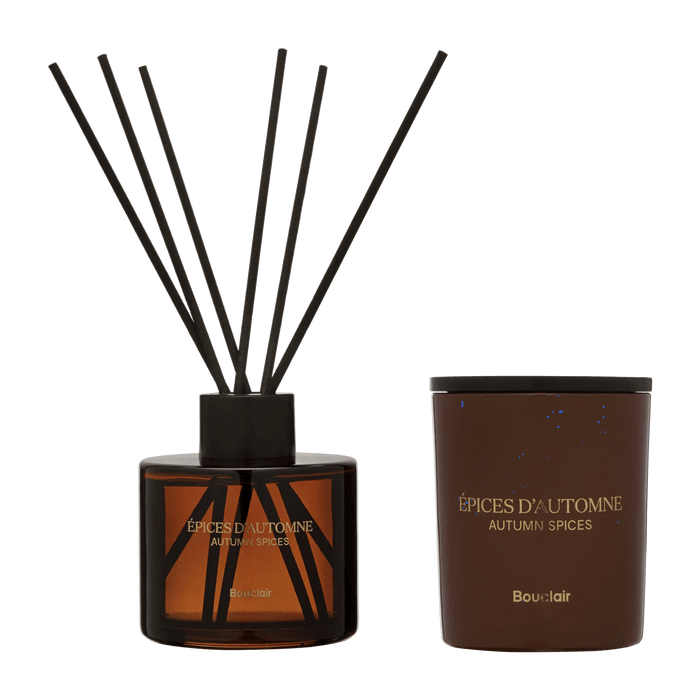 Ensemble diffuseur et bougie au Epices D'Automne