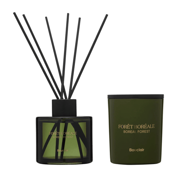 Ensemble diffuseur et bougie au Forêt boréale