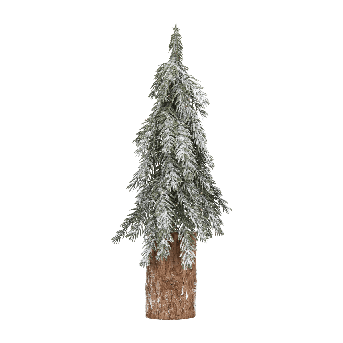 Xmas Tree with Snow and Lights