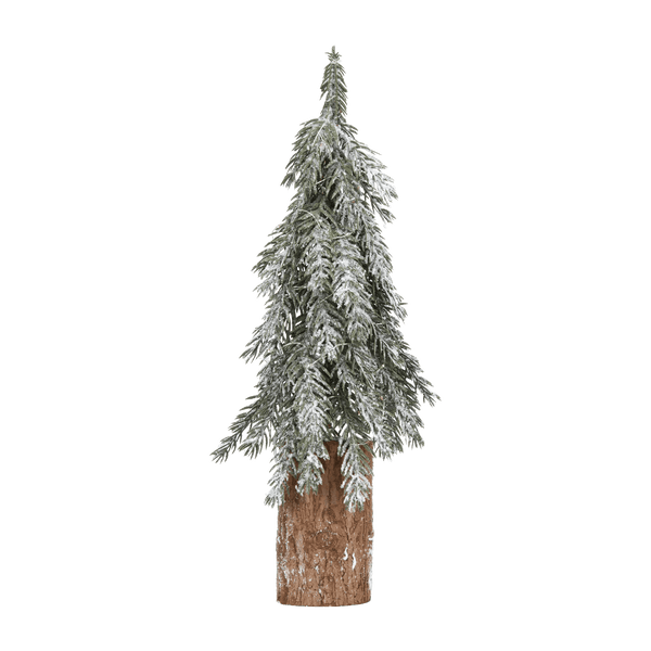 Xmas Tree with Snow and Lights