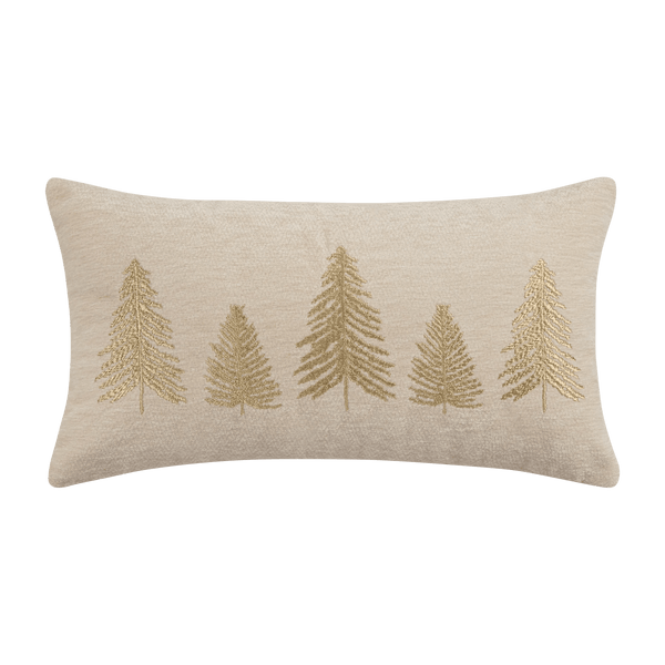 Molly Christmas Trees Decorative Lumbar Pillow
