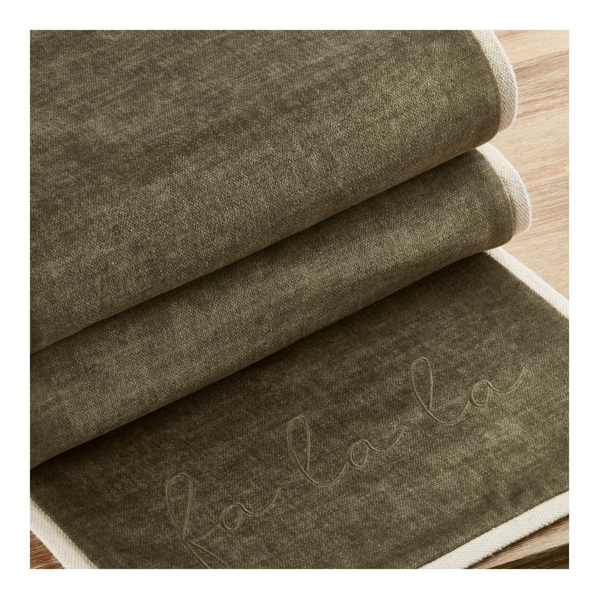 Table Runner Falala Green