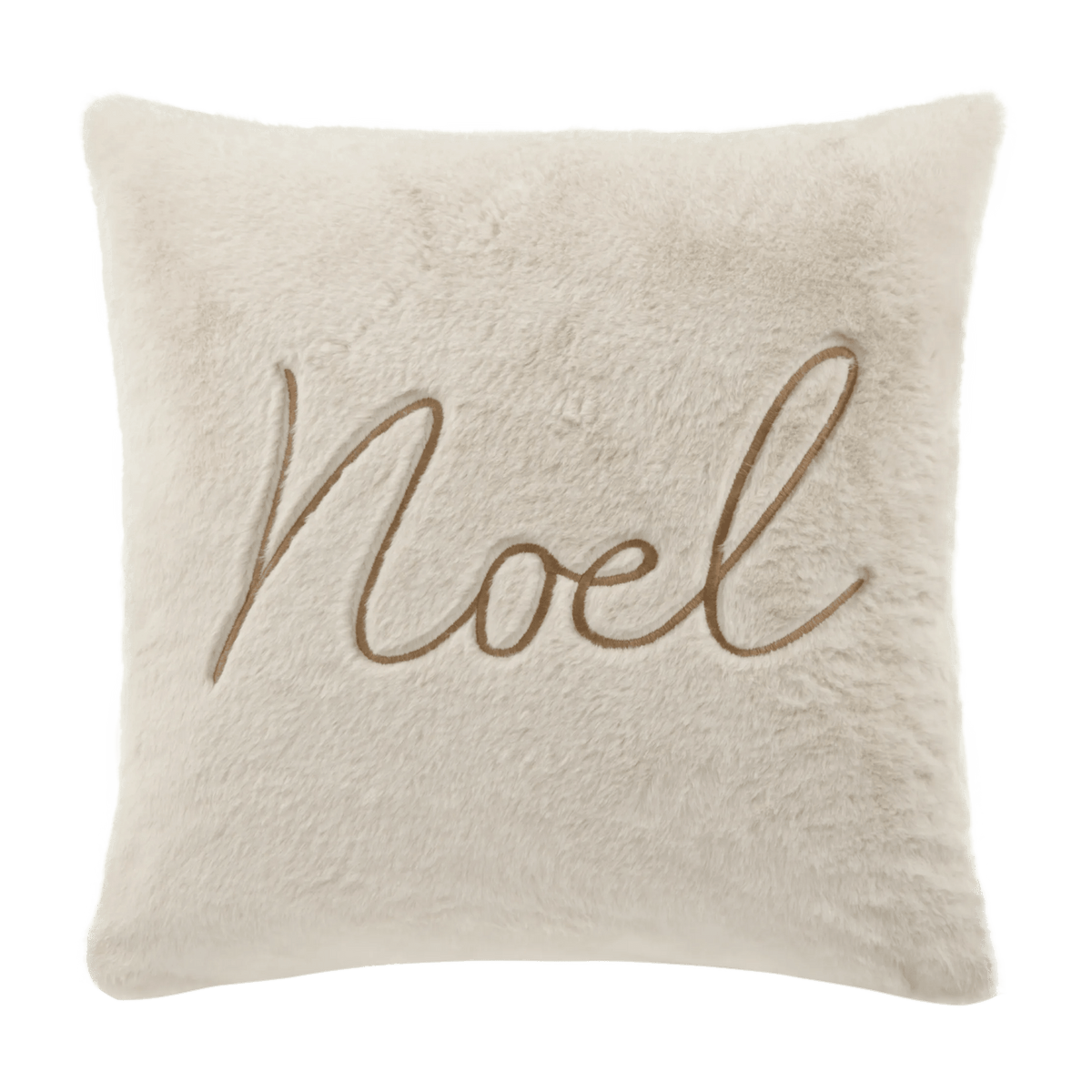Housse de coussin en fourrure Melana