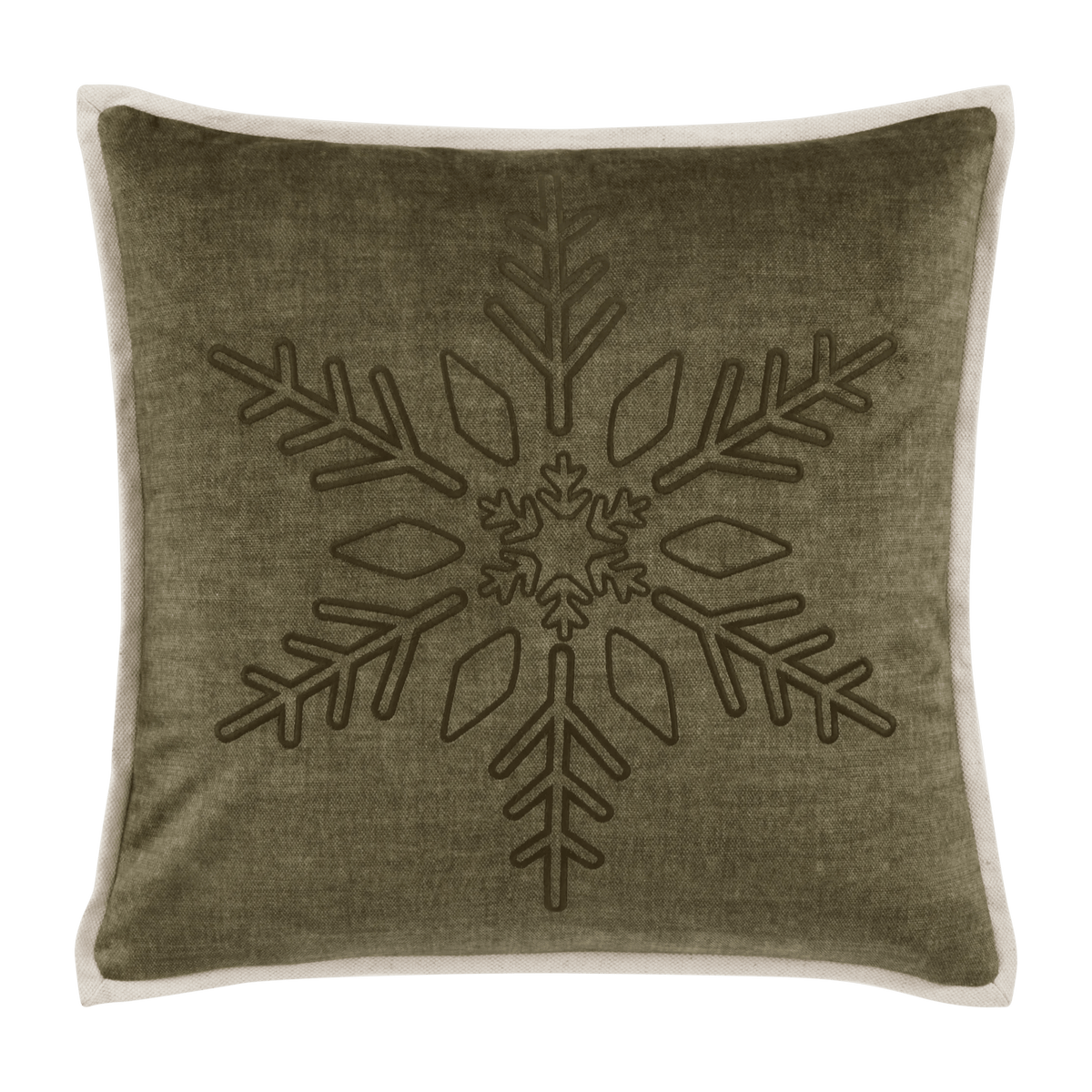 Coussin décoratif vert Fenicio