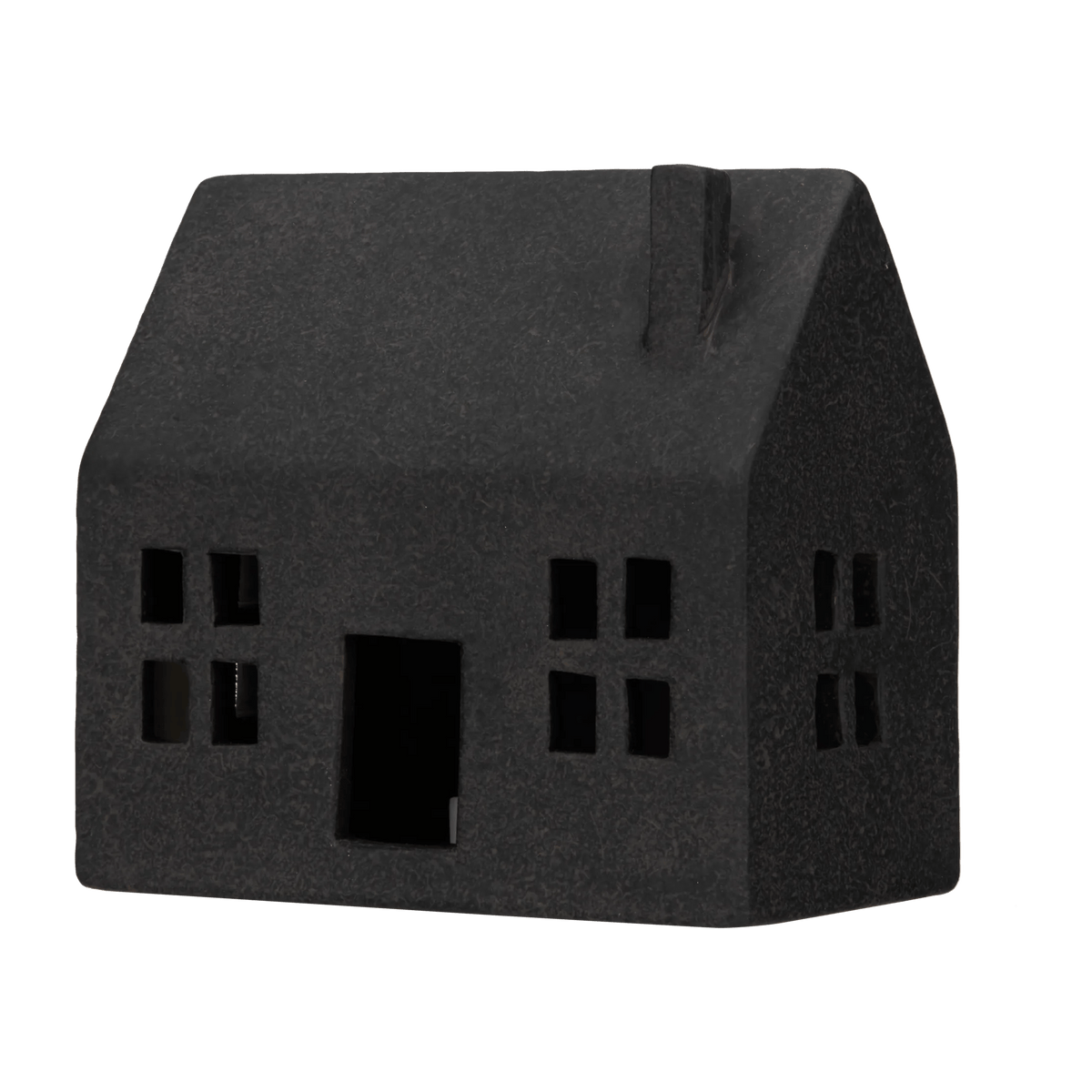 Black LED Ceramic House