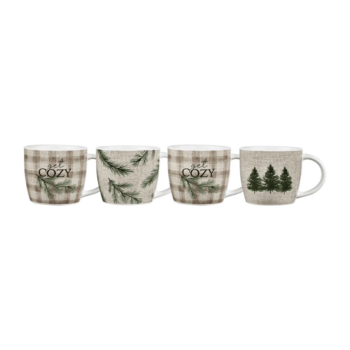 Ensemble de 4 tasses des fêtes