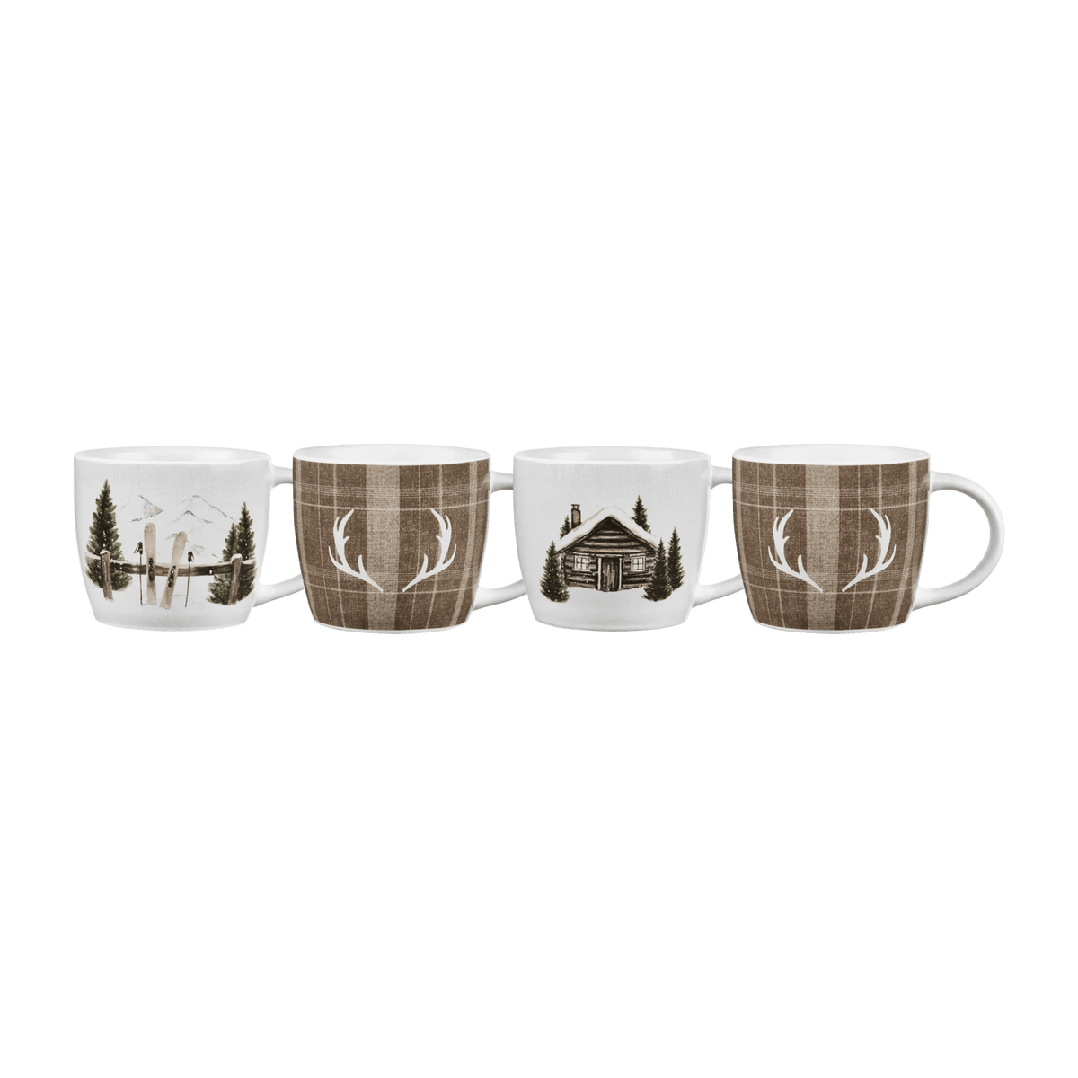 Ensemble de 4 tasses des fêtes