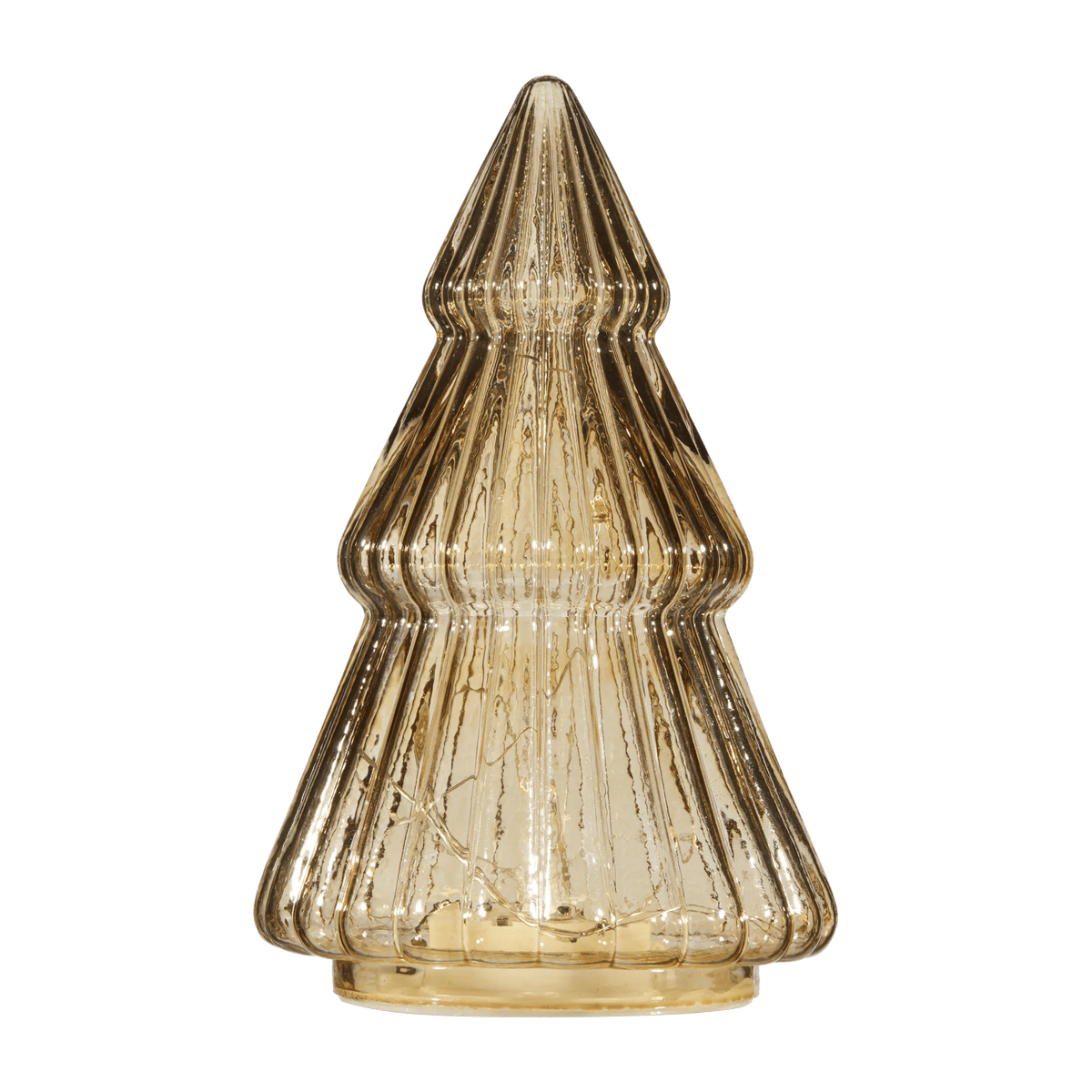 Sapin décoratif en verre