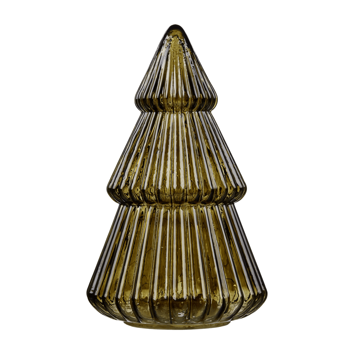 Sapin décoratif en verre