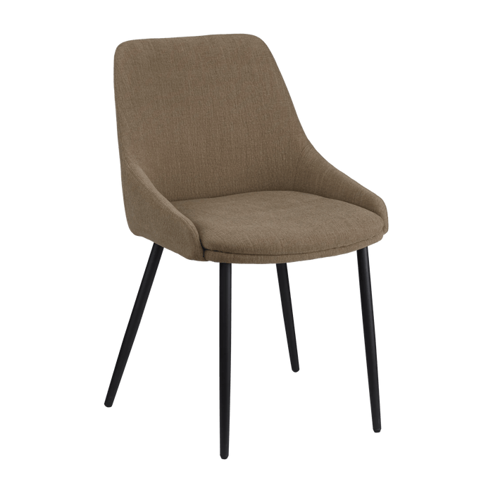 Fabric and Metal Dining Chair