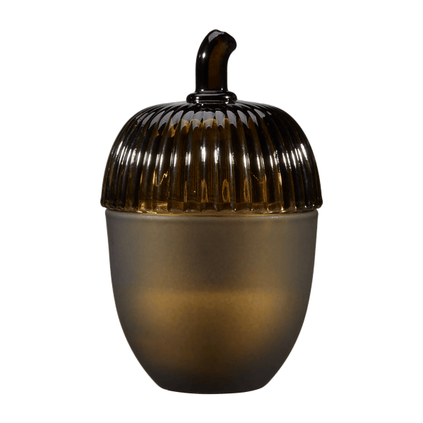 Acorn Glass Candle