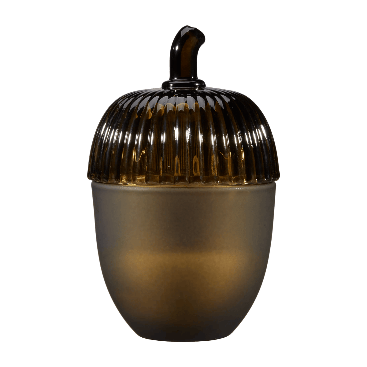 Acorn Glass Candle