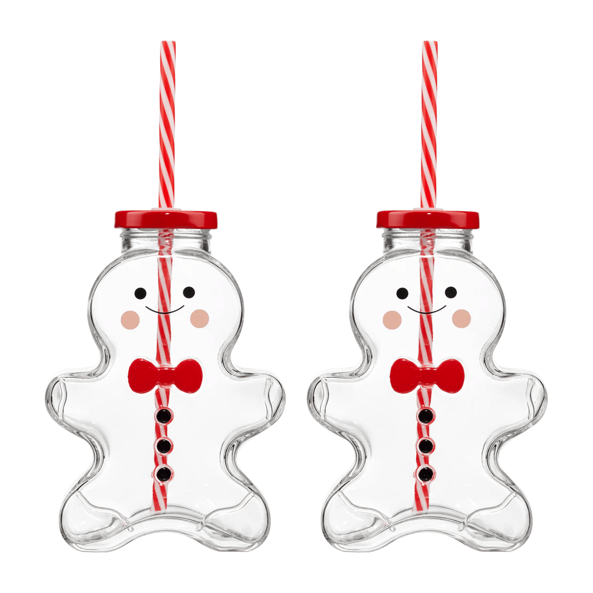 Set of 2 Gingerbread Glasses