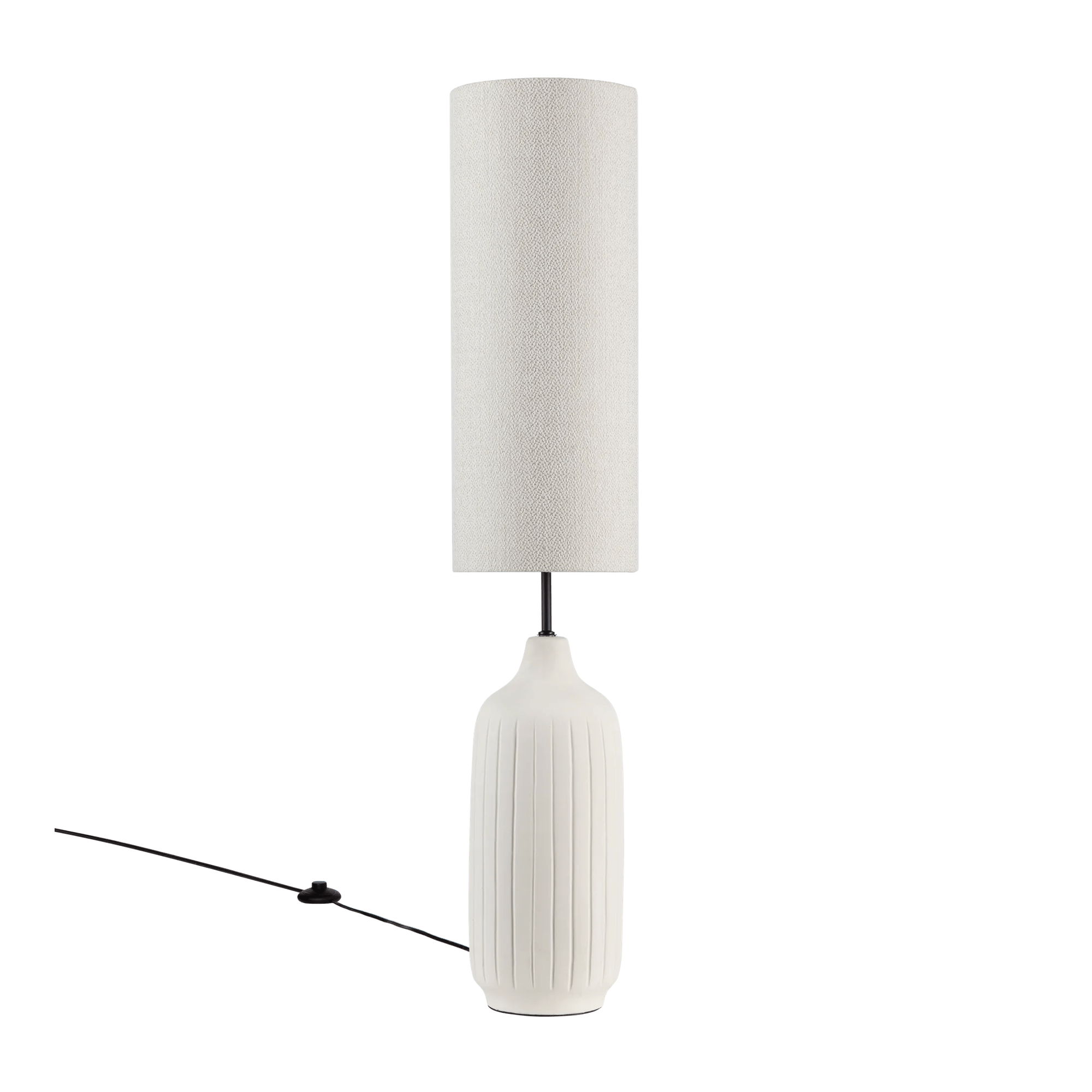 lampe sur pied avec pied en ceramique