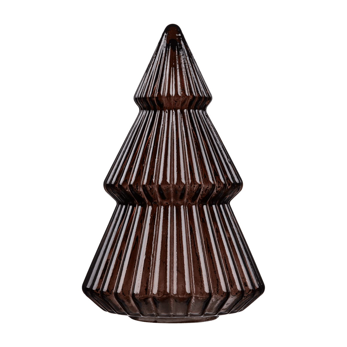 Sapin décoratif en verre