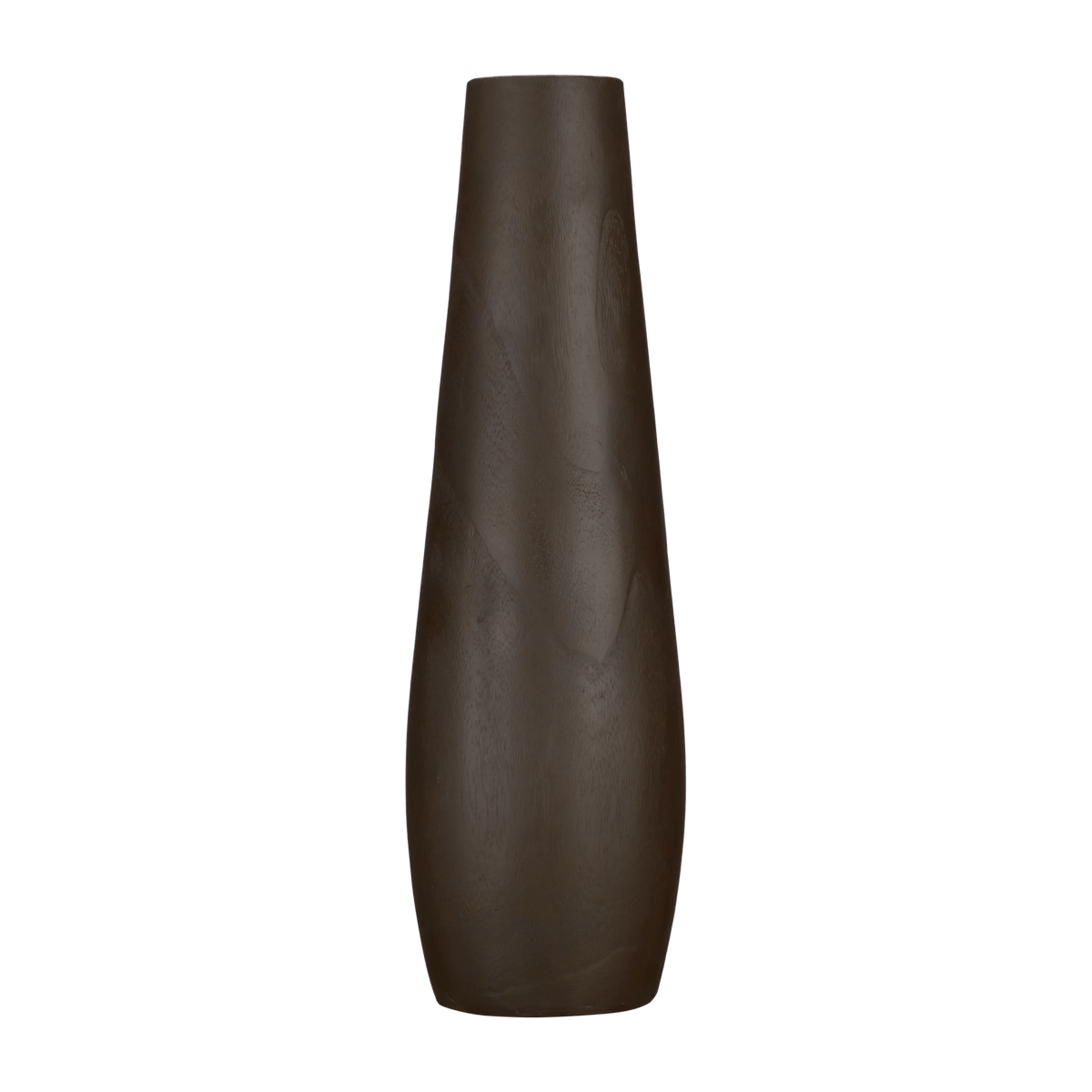 Dark Brown Resin Floor Vase