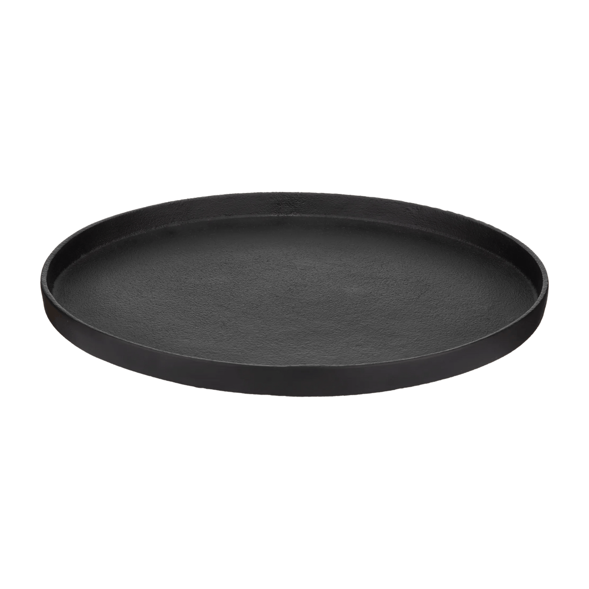 Plateau rond en métal