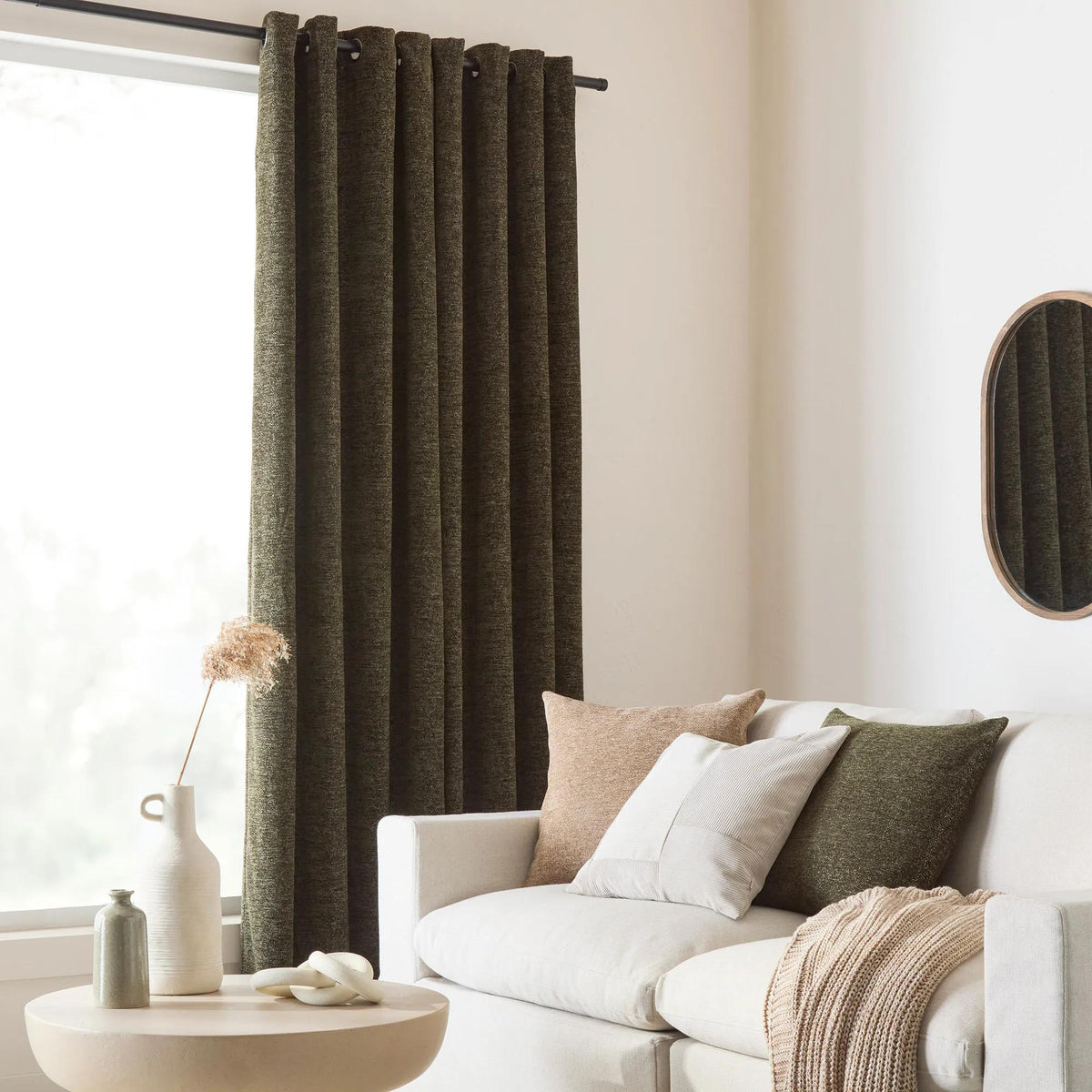 Dark Green Ansley Curtain