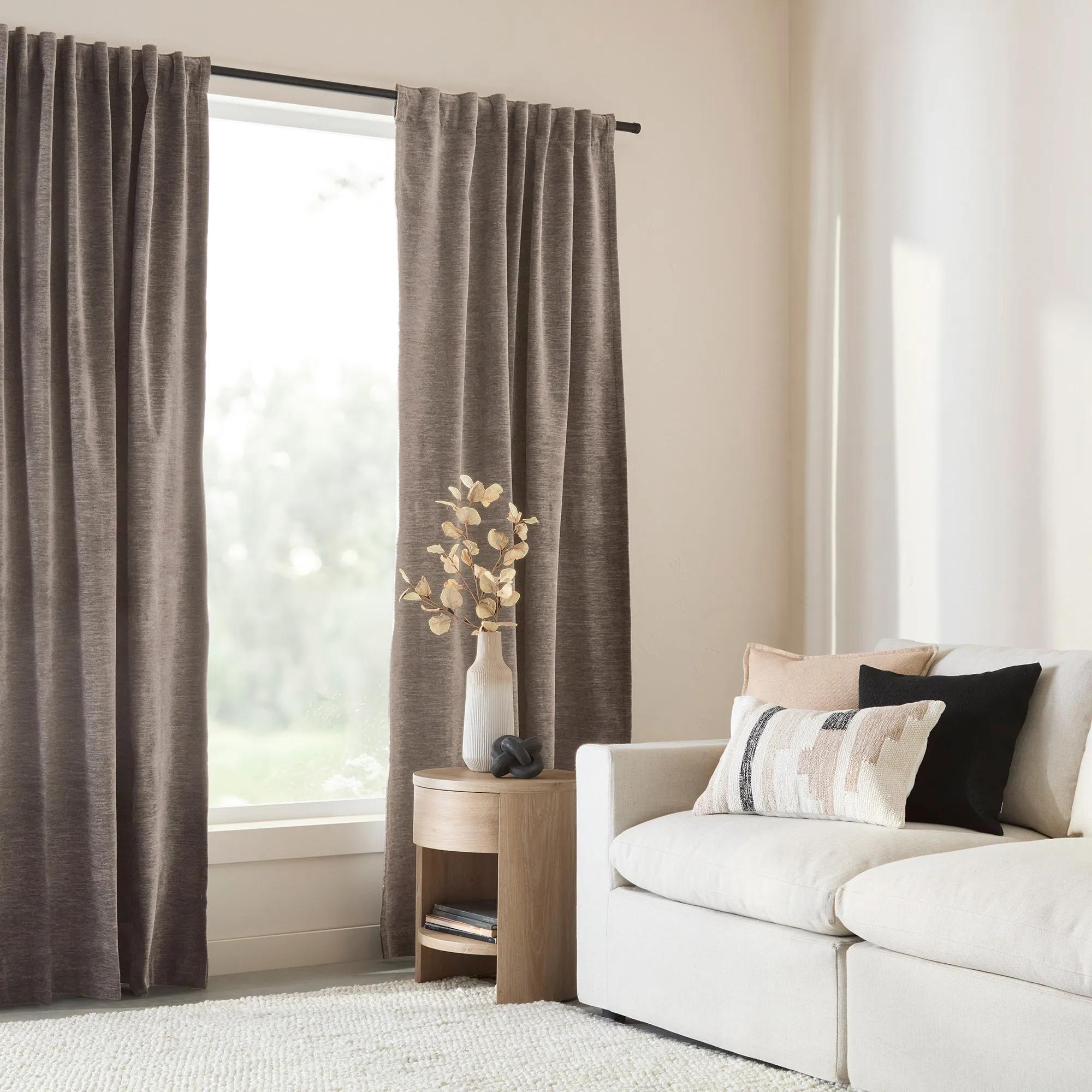 Rideau Gabrielle taupe