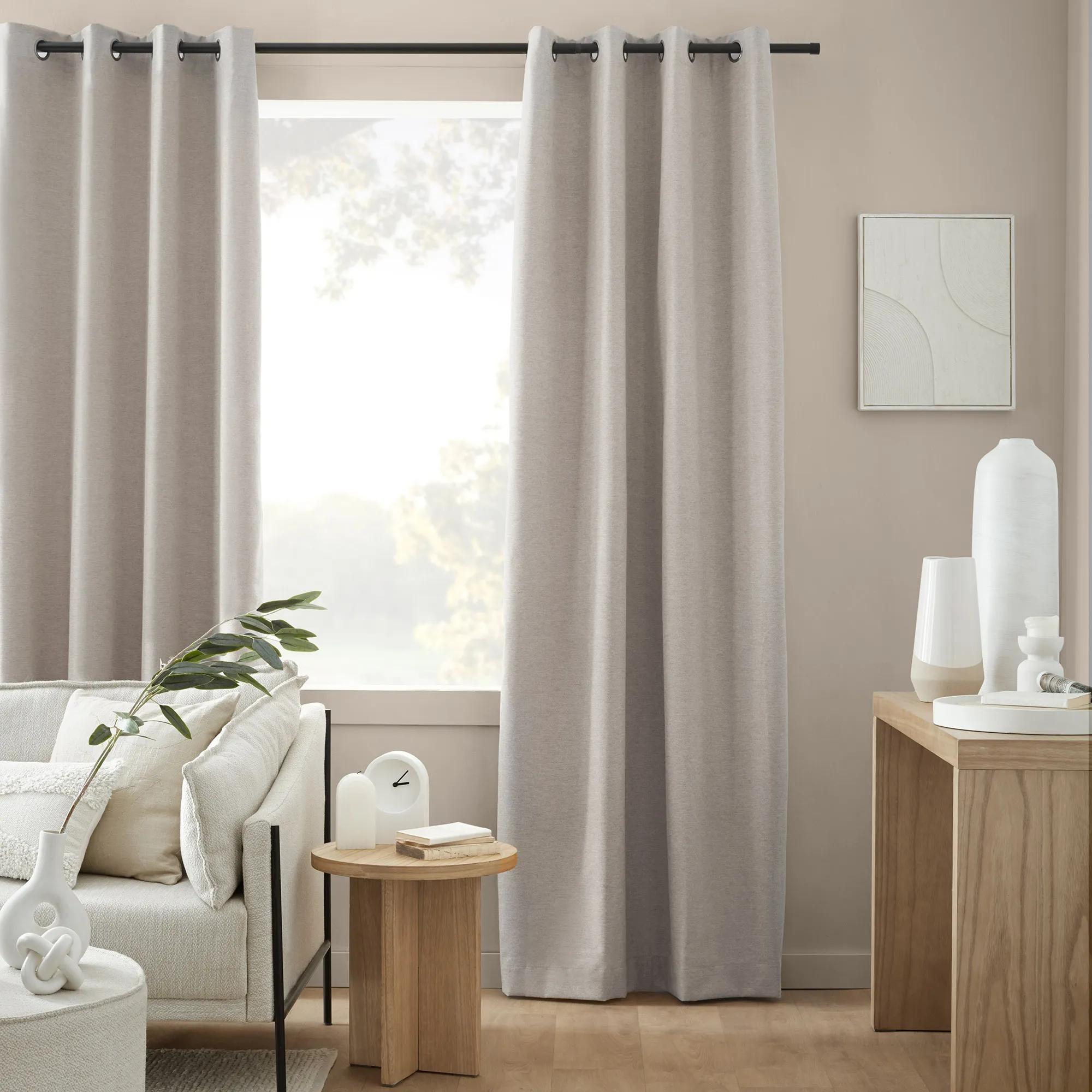 Light Beige Dion Blackout Curtain