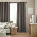 Rideau coupe-lumière Dion gris moyen