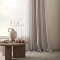 Grey Kacha Sheer Curtain