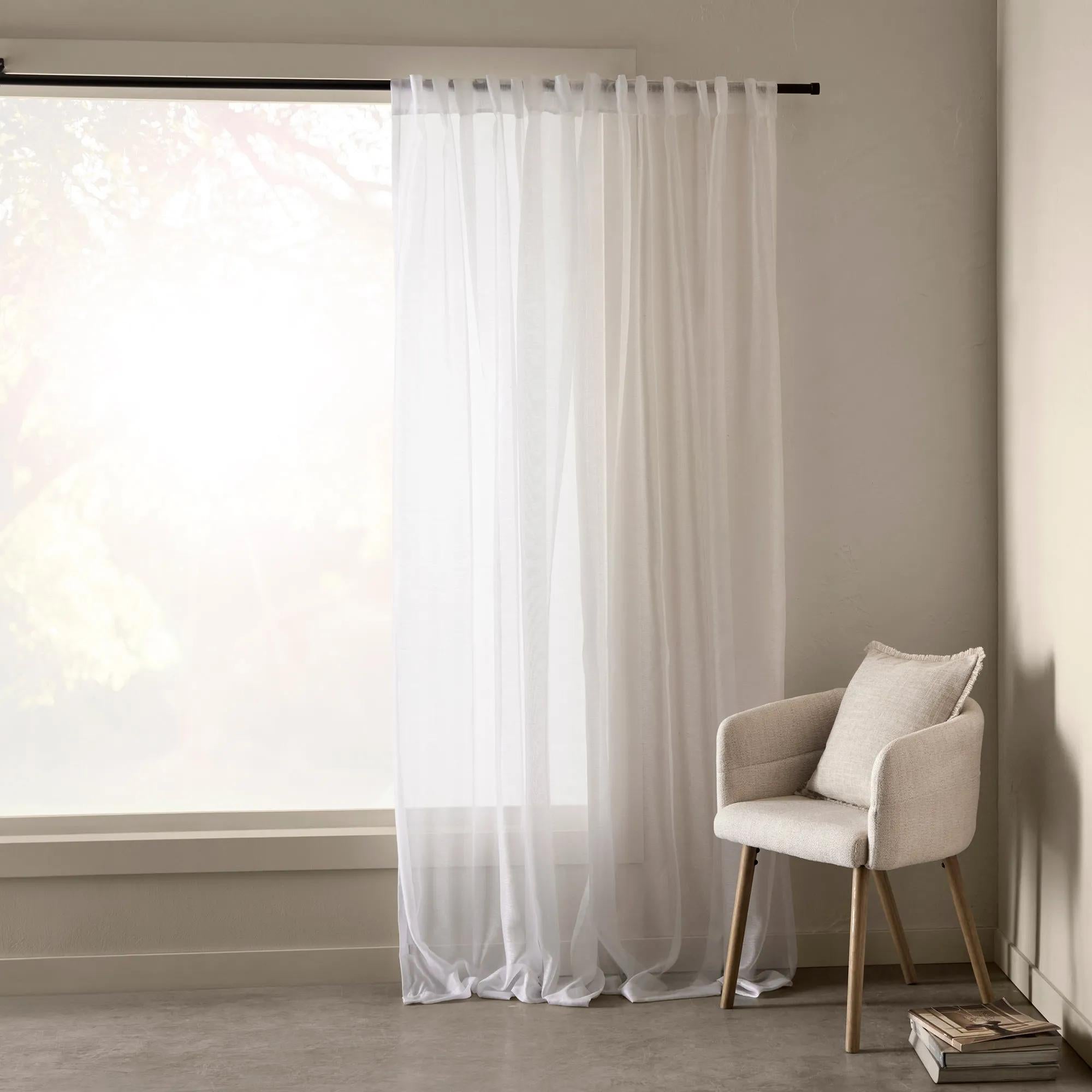 Kacha Rod Pocket Back Tab Sheer Curtain – Bouclair