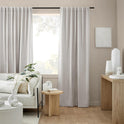 Off White Taha Rod Pocket Back Tab Blackout Curtain