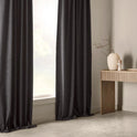 Rideau coupe-lumière avec languette invisible Vence Noir