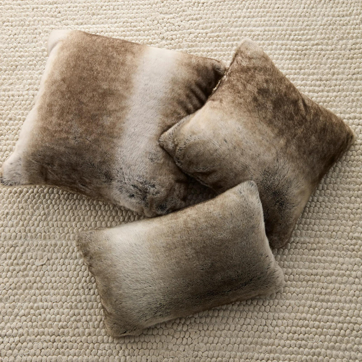 Wolf Faux Fur Decorative Pillow – Bouclair