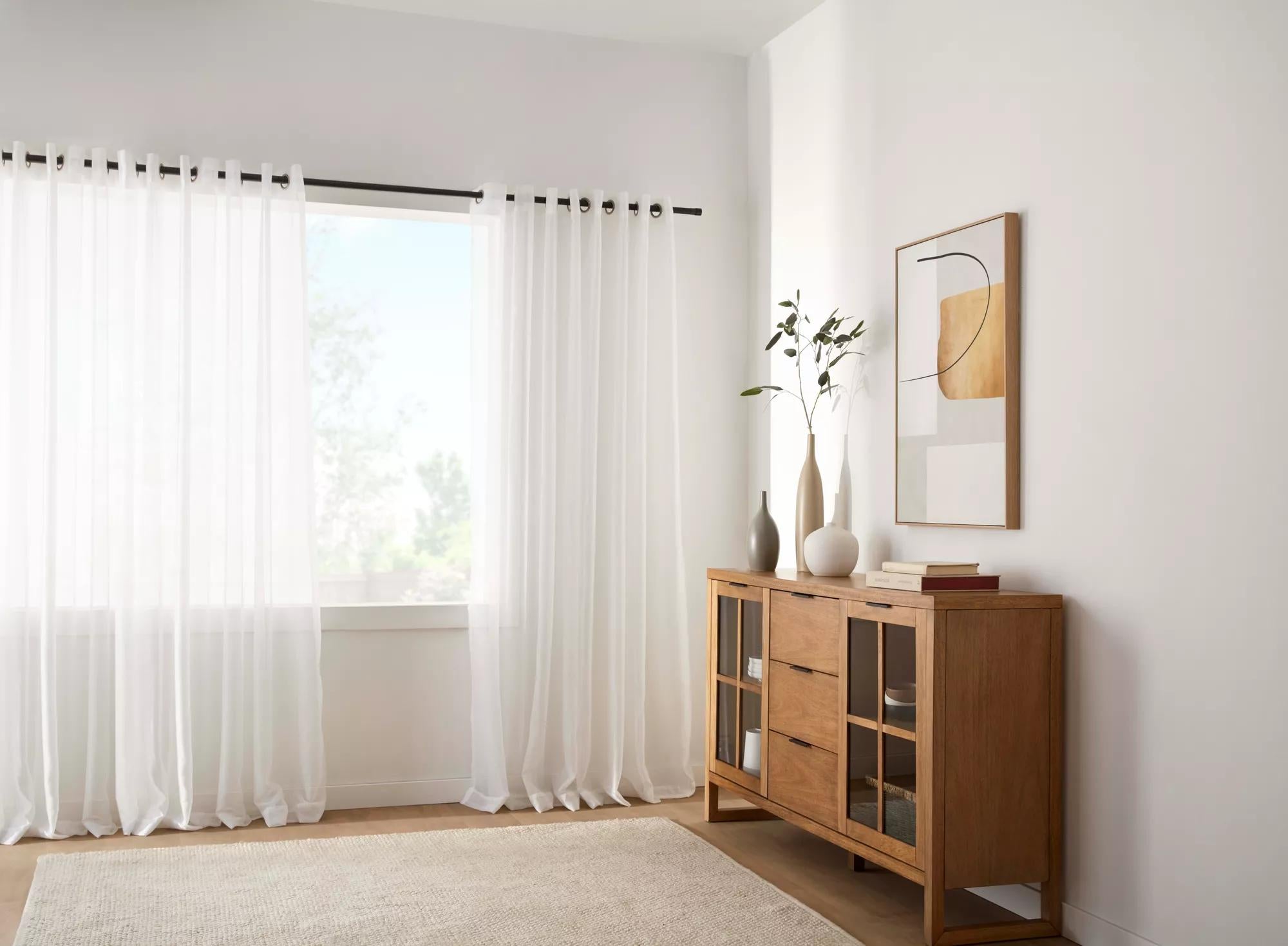 Rideau semi-transparent Kacha