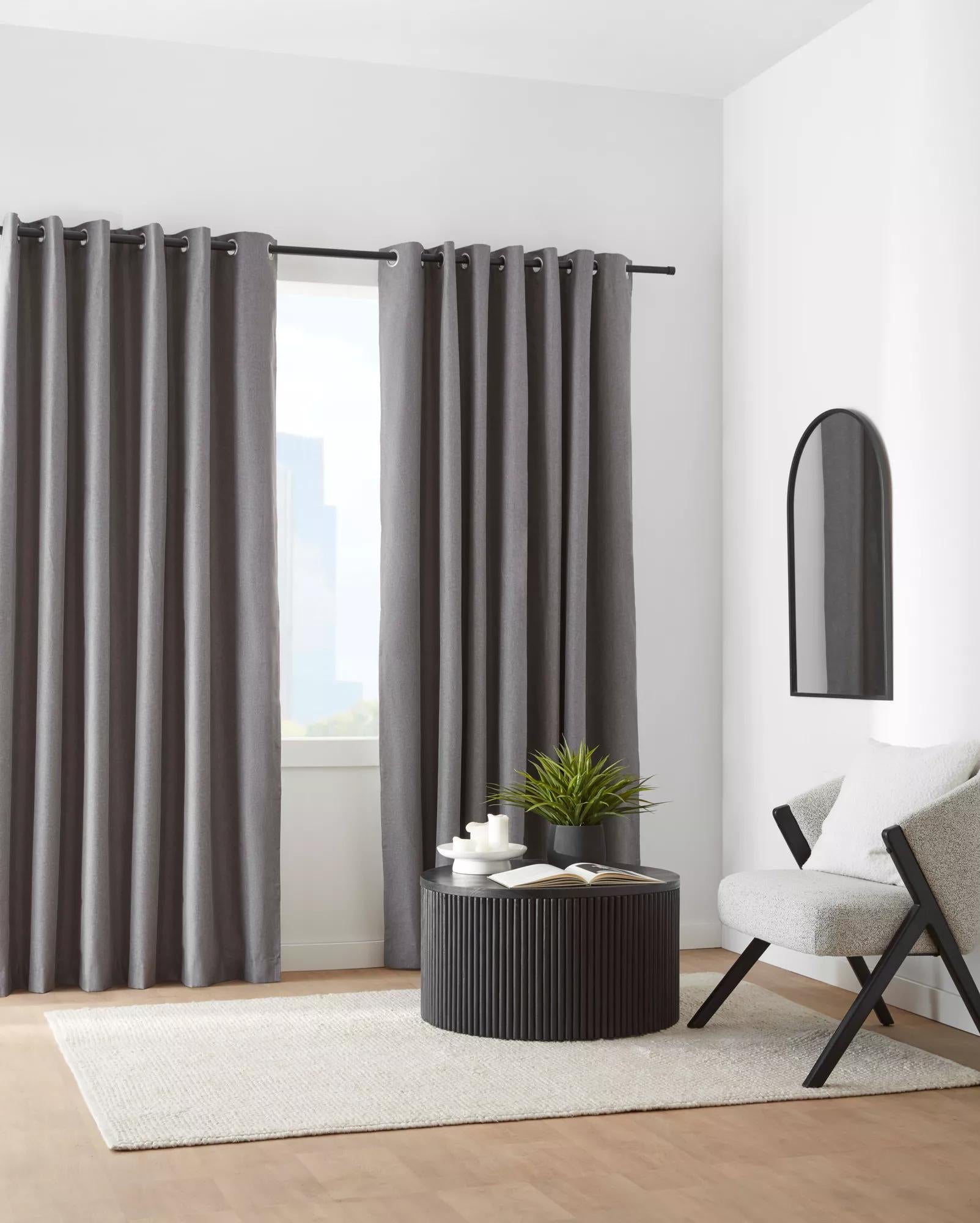 Chambray Blackout Curtain