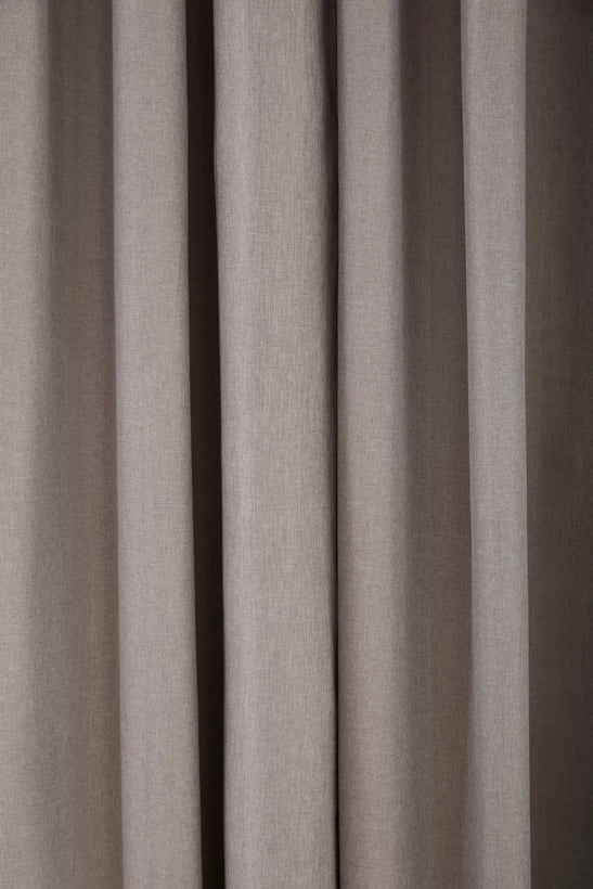 Rideau coupe-lumière Chambray Gris Pâle