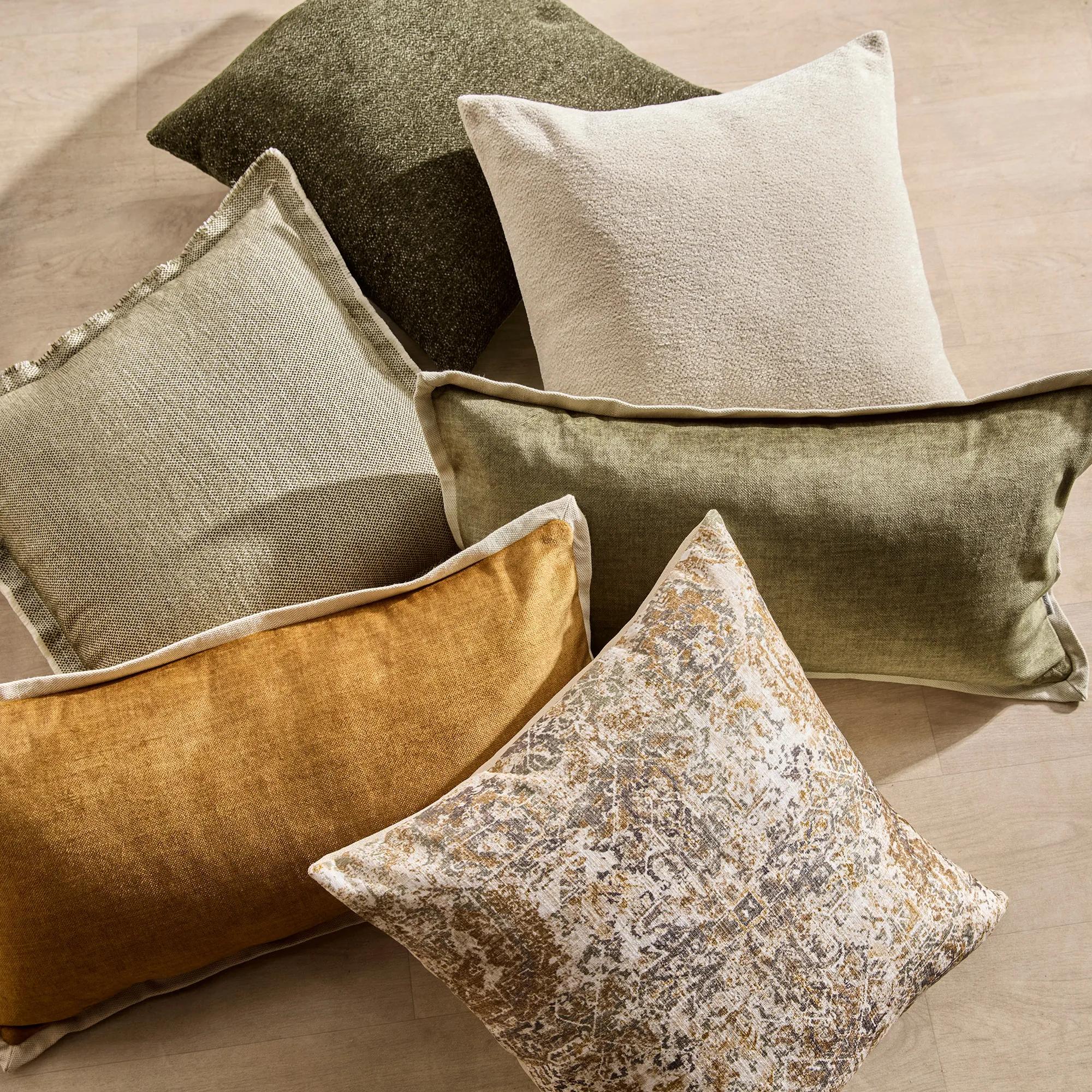 Taupe Beatrice Decorative Lumbar Pillow – Bouclair