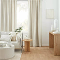 Beige Taha Rod Pocket Back Tab Blackout Curtain