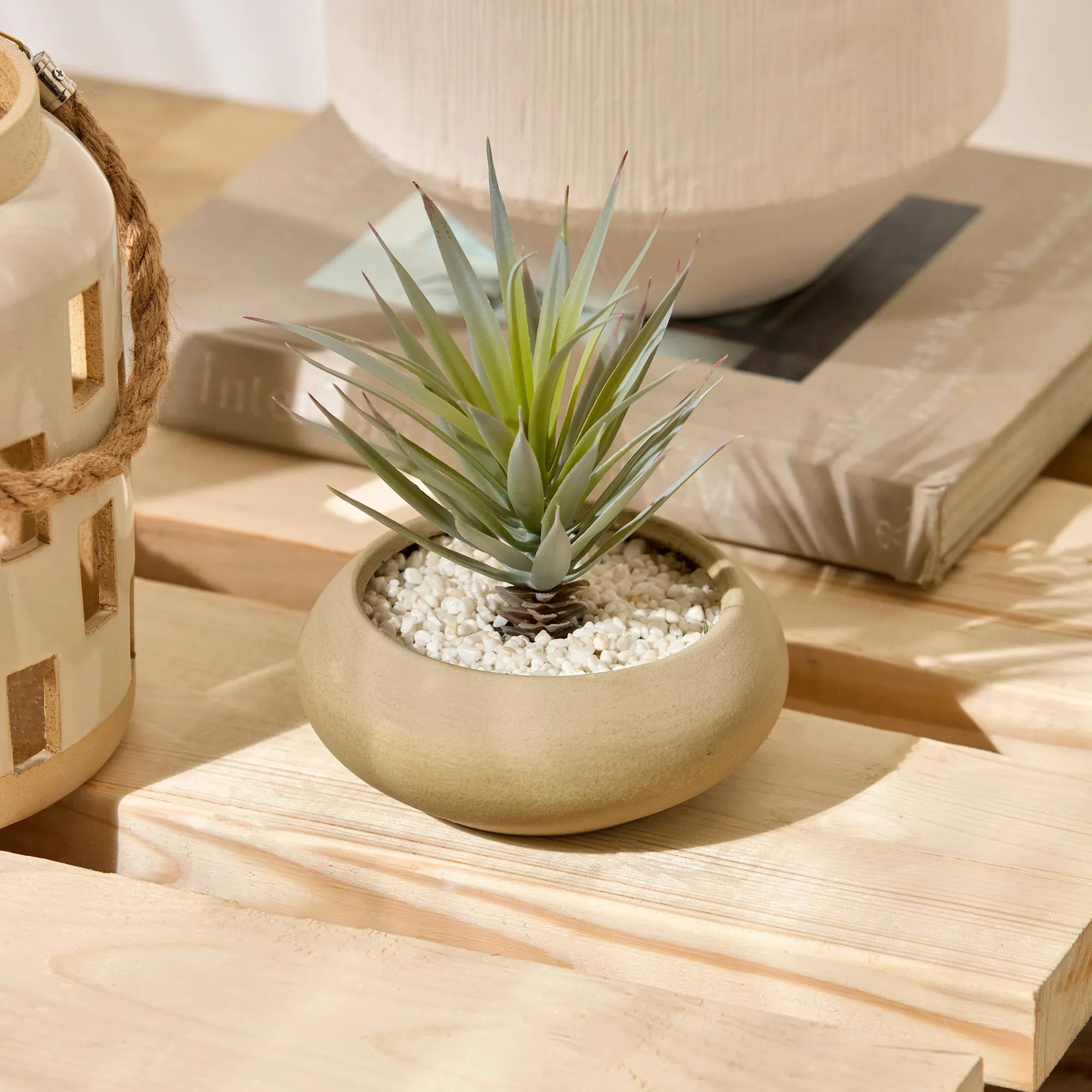 artificial plants in ceramic pots Artificial Plant in Ceramic Pot – Bouclair