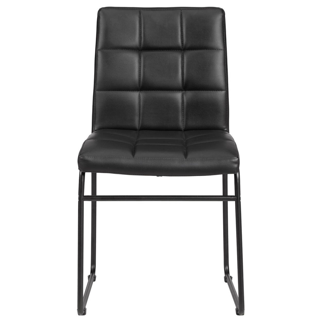 Faux Leather and Metal Dining Chair | Bouclair.com