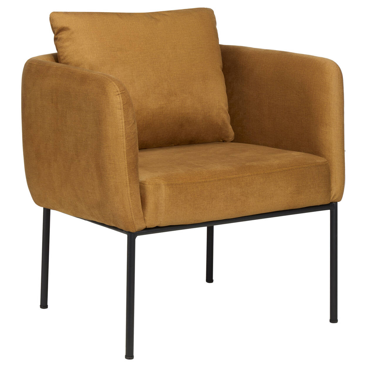 Fabric And Metal Lounge Chair Bouclair Com